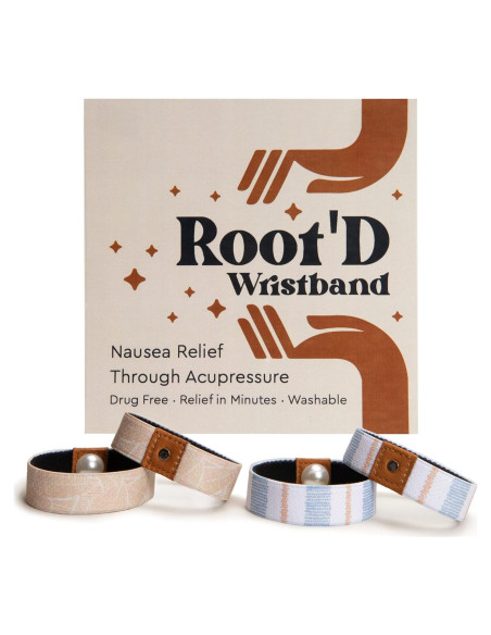 Pulsera Antináuseas Root'd Mediana - Alivio Natural Mareos