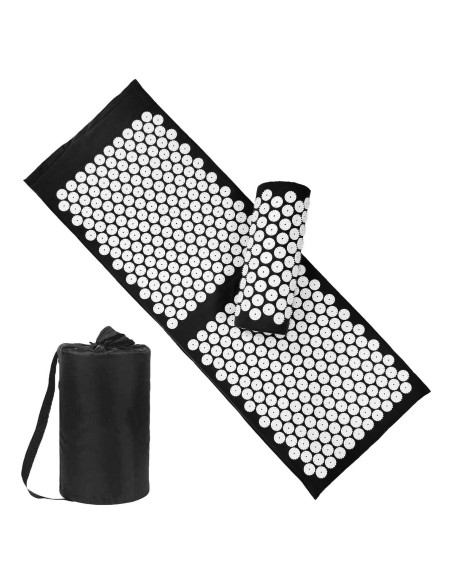 Juego de Esteras y Almohadas de Acupresión XiaoMaGe - Alivio Dolor Cuello y Espalda