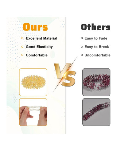 24 Anillos de Acupresión Coloridos LXUEJIE para Masaje de Dedos