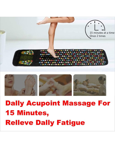 Alfombrilla de Masaje para Pies Anglemoon 175x35 cm Antideslizante