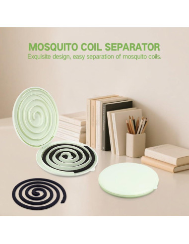 Soporte para Espirales de Mosquito Dayinkes Verde 16 cm