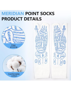 Calcetines de Masaje de Reflexología LinTsing con Herramientas 2