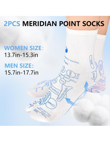 Calcetines de Masaje de Reflexología LinTsing con Herramientas