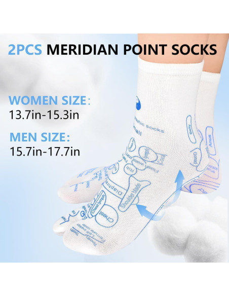 Calcetines de Masaje de Reflexología LinTsing con Herramientas