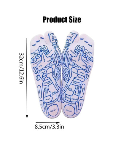 Calcetines de Masaje de Reflexología LinTsing con Herramientas