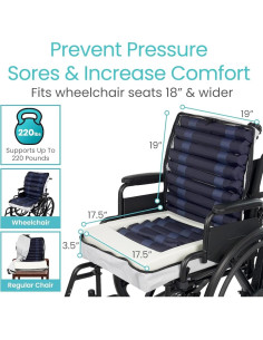 Cojín de Silla de Ruedas Vive CSH1084 - Alivio Úlceras 99.79 kg 2