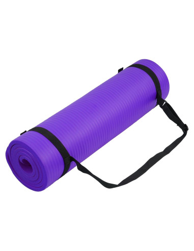 Estera de Yoga Fitvids 180x61cm Antideslizante 1.2cm Gruesa