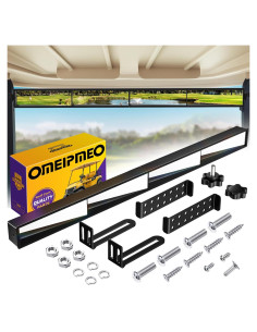 Espejo Retrovisor de 4 Paneles OMEIPMEO para Carro de Golf