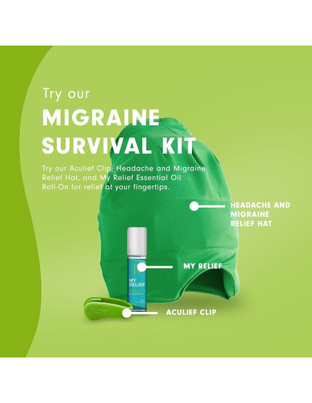 Clip de Acupresión Aculief para Mano - Alivio Estrés LI4 Verde