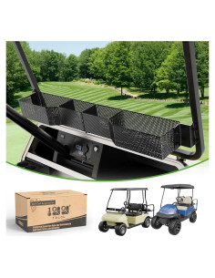 Canasta de Almacenamiento 10L0L para Carro de Golf - Acero 4 Compartimentos