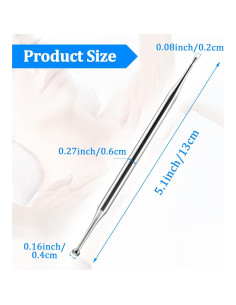 Bolígrafo de Acupuntura Ymapinc - Masaje Relajante 13cm Acero Inoxidable 2
