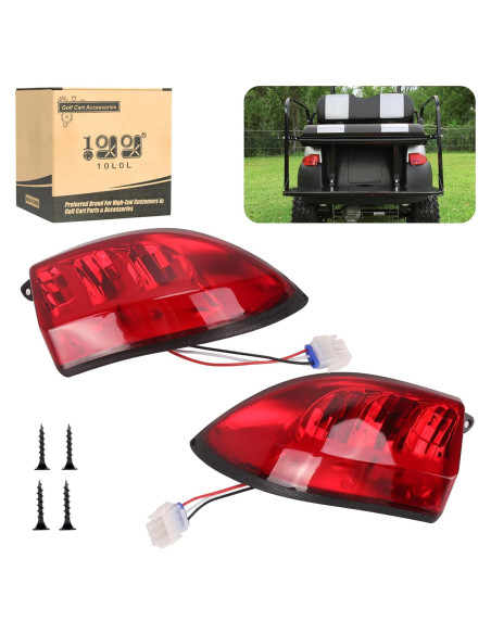 Luces Traseras 10L0L para Carro de Golf Club Car 2004+ 12V