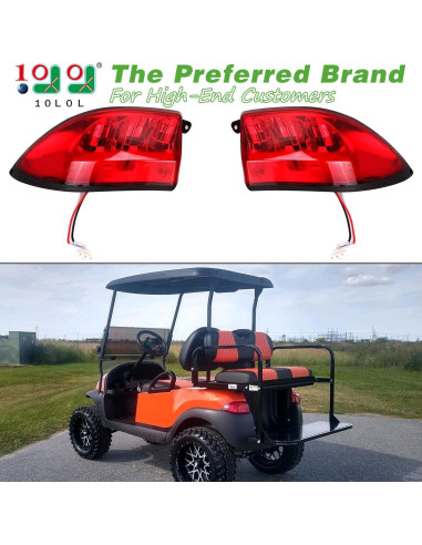 Luces Traseras 10L0L para Carro de Golf Club Car 2004+ 12V