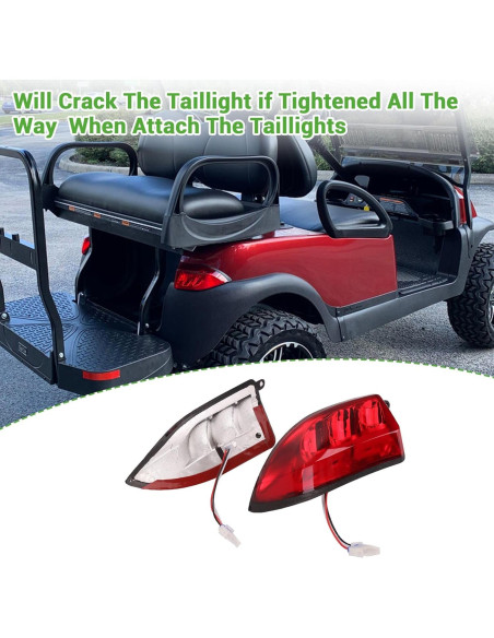 Luces Traseras 10L0L para Carro de Golf Club Car 2004+ 12V