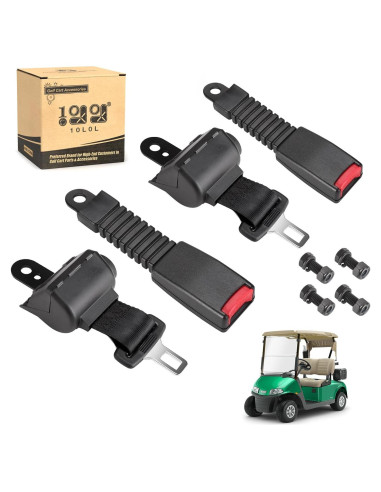 Kit de Cinturones de Seguridad Retráctiles 10L0L para Carrito de Golf