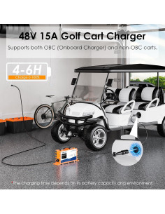 Cargador de Batería WAVLINK 48V 18A IP67 para Carrito de Golf 2