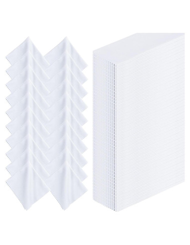 300 Paños de Microfibra para Gafas Leelosp 15x18 cm