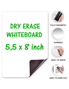 Tablero de Borrado en Seco Magnético JUZARI 13.97x20.32 cm 2