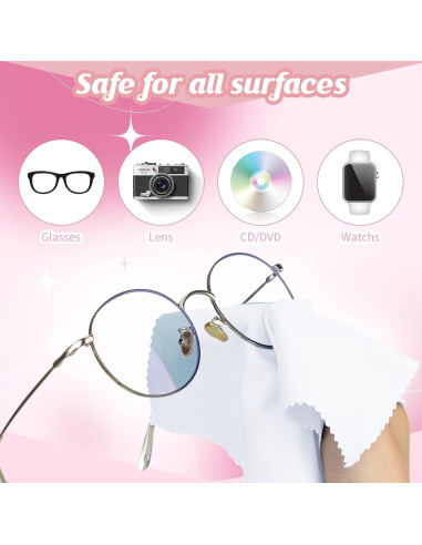 300 Paños de Microfibra para Gafas Leelosp 15x18 cm