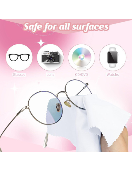 300 Paños de Microfibra para Gafas Leelosp 15x18 cm