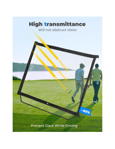 Parabrisas Plegable KEMIMOTO para Carrito de Golf EZGO RXV 2