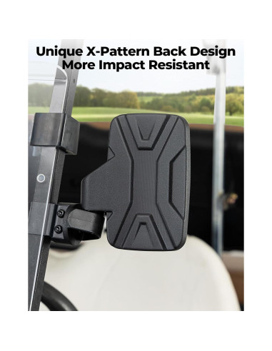 Espejos Laterales KEMIMOTO para Carritos de Golf 19.1x11.4cm