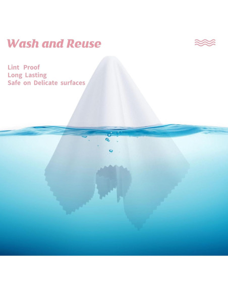 300 Paños de Microfibra para Gafas Leelosp 15x18 cm