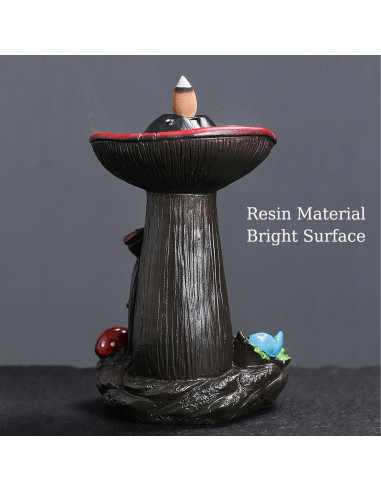 Candelabro Aromático Laoybho Hongo 12.2 cm para Meditación