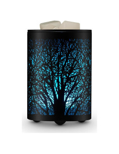 Calentador de Cera Eléctrico Enaroma Árbol Negro 20W LED 7 Colores