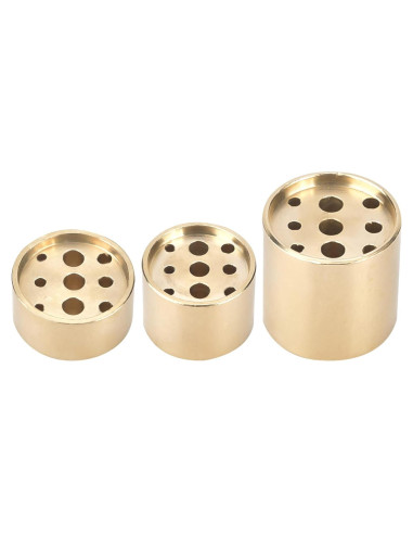 Soporte de Incienso de Latón Dorado AHANDMAKER - 3 Piezas
