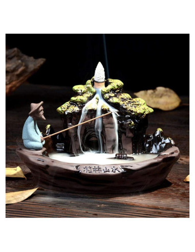 Horno de Incienso de Retroceso YYW Paisaje de Guilin 1.12kg