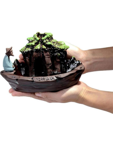 Horno de Incienso de Retroceso YYW Paisaje de Guilin 1.12kg