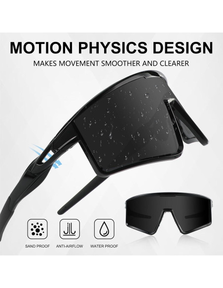 Gafas de Ciclismo Xiyalai XQ550D UV400 para Adultos