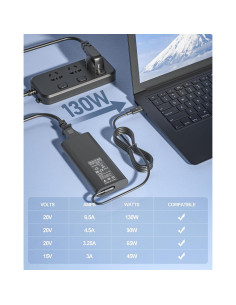 Cargador USB C 130W Dell XPS 15 17 Precision Latitude 2