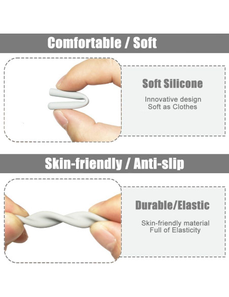 2 Pares Almohadillas Silicona Gafas IYOOH Antideslizantes 2 Pares Almohadillas Silicona Gafas IYOOH Antideslizantes