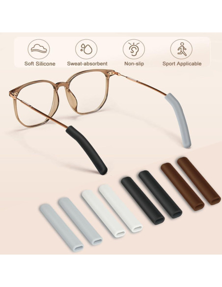 2 Pares Almohadillas Silicona Gafas IYOOH Antideslizantes 2 Pares Almohadillas Silicona Gafas IYOOH Antideslizantes