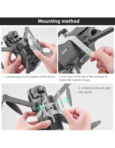 Patas de Aterrizaje HeiyRC HS720G Plegables y Ligeras