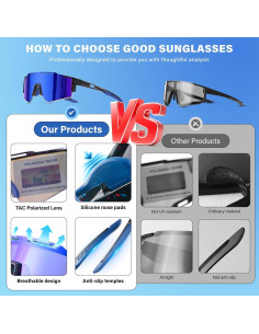 Gafas de sol polarizadas DioKiw para niños UV400 paquete de 3 2