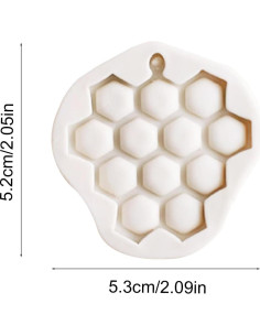 Molde de Silicona para Chocolate Panal Geométrico 2 Pcs WK-05 2