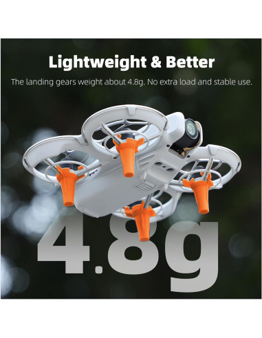 Patas de Aterrizaje Ligeras DJI NEO - Soporte Protector Naranja
