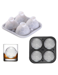 Moldes de Hielo de Silicona WIGERLON en Forma de Fútbol