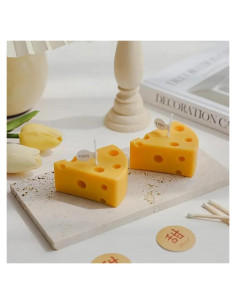 Molde de Silicona para Velas 3D SlowlyTalk Tarta de Queso