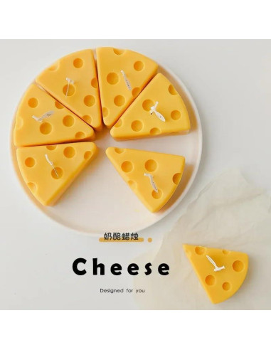 Molde de Silicona para Velas 3D SlowlyTalk Tarta de Queso