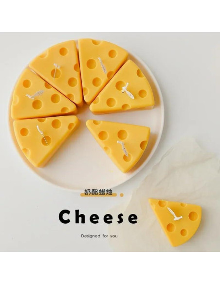 Molde de Silicona para Velas 3D SlowlyTalk Tarta de Queso