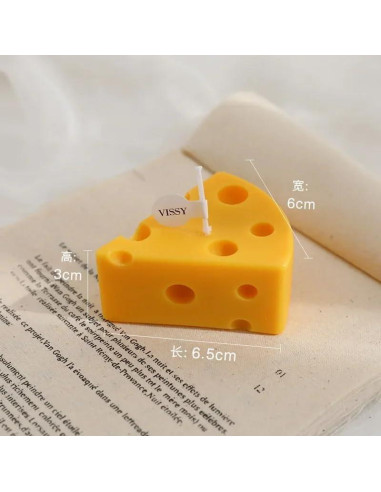 Molde de Silicona para Velas 3D SlowlyTalk Tarta de Queso