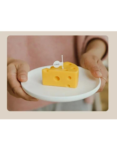 Molde de Silicona para Velas 3D SlowlyTalk Tarta de Queso