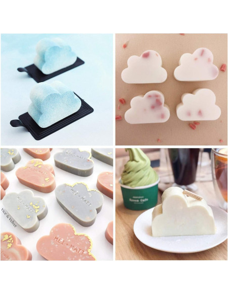 2 Moldes de Silicona para Cupcakes y Jabones - Grado Alimenticio