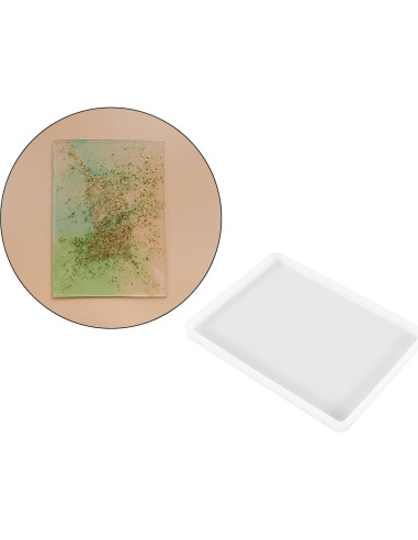 2 Moldes de Silicona Rectangulares para Resina 18.5x13.5cm SXYYDSG