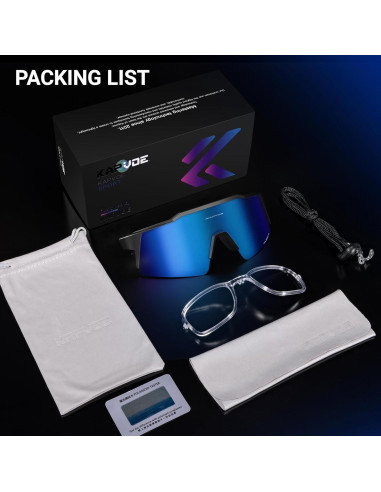 Gafas de sol KAPVOE K9023 polarizadas para ciclismo y deportes