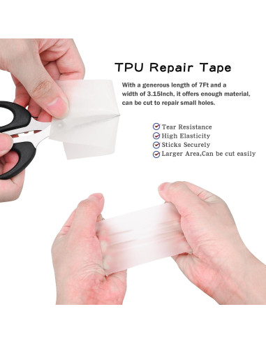 Cinta de Parche Impermeable TPU RZXYYGS 2.13m x 8cm